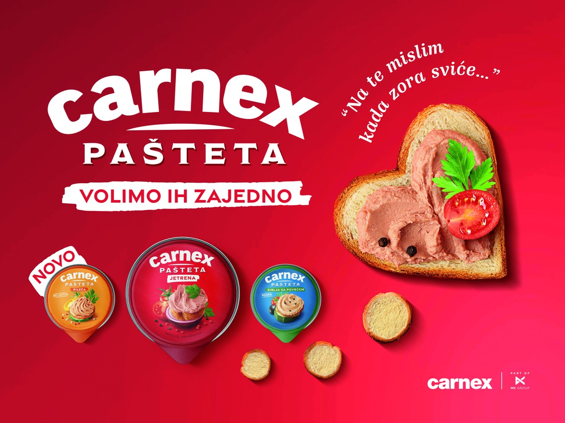 Nova kampanja za CARNEX pašete